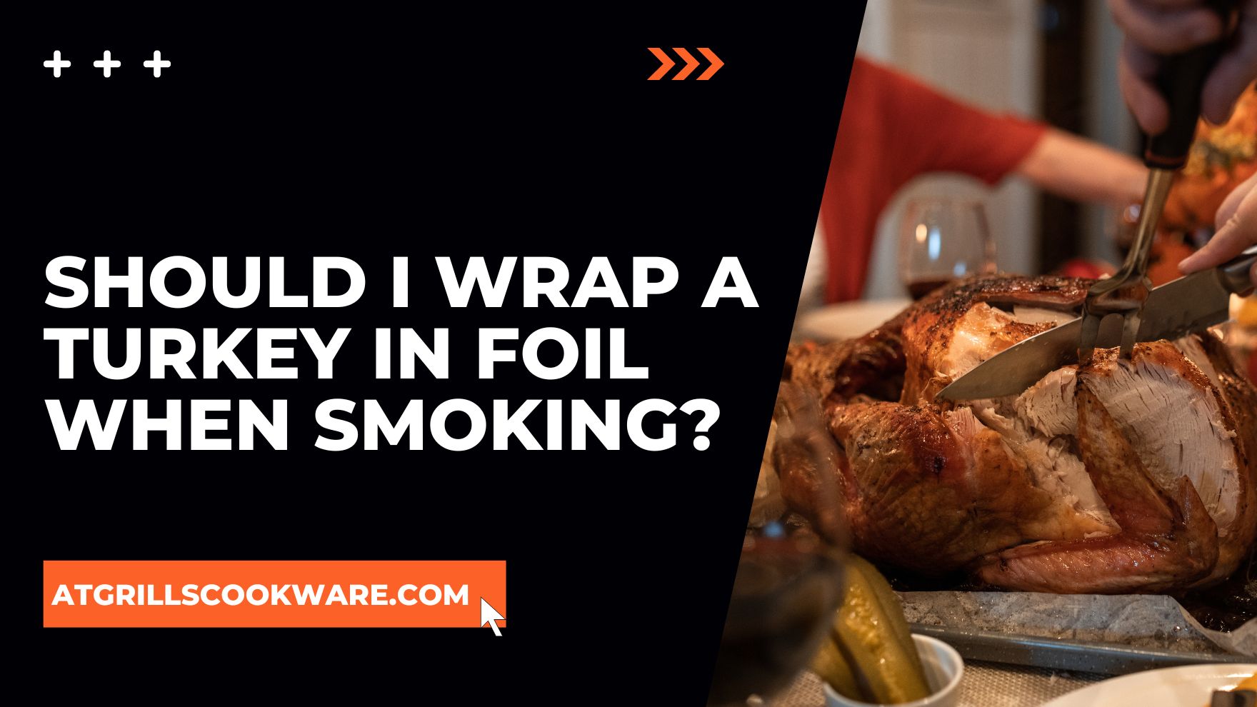 Should I wrap a turkey in foil when smoking