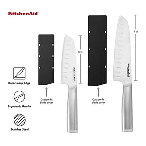 KitchenAid Gourmet 2-Piece Forged Santoku Knife Set