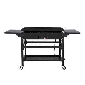 Royal Gourmet GB4002 4-Burner Flat Top Gas Grill, 36-Inch Propane Griddle Restaurant Grade Professional Barbecue Teppanyaki Cooking, For Outdoor Events, Camping and BBQ, Black