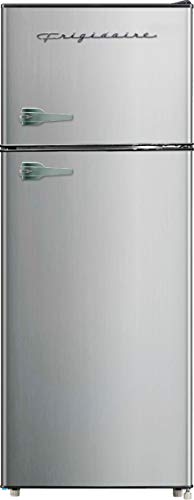 Frigidaire EFR751, 2-дверный холодильник для квартиры с морозильной камерой, 7,5 куб. футов, серия Platinum, нержавеющая сталь