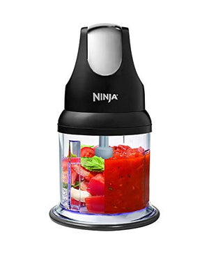 Ninja Food Chopper Express Chop，配有 200 瓦、16 盎司碗，用于切碎、切碎、研磨、混合和准备膳食 (NJ110GR)