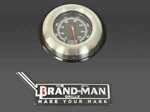 Brand-Man Grills Bronco Parrilla portátil de gas propano líquido de 2 a 3 quemadores - 27000 BTU Super Hot - Soporte para 6 herramientas - Rejilla para calentar - Perfecto para el hogar, la oficina y el portón trasero