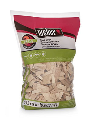 Weber Apple Wood Chips, for Grilling and Smoking, 2 lb. (Pack of 2)