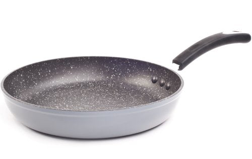 Michelangelo 10 inch Frying Pan with Lid, Nonstick Frying Pan with Lid, Frying Pan with 100% APEO & PFOA-Free Stone-Derived Non-Stick Coating