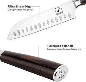 imarku 7-дюймовый кухонный нож Santoku