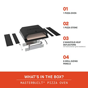 Masterbuilt MB20181722 Гриль серии Gravity для уличной печи для пиццы, черный