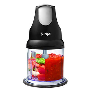 Ninja Food Chopper Express Chop，配有 200 瓦、16 盎司碗，用于切碎、切碎、研磨、混合和准备膳食 (NJ110GR)