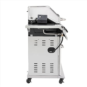 Royal Gourmet 5-Burner Propane Gas Grill with Side Burner, Stainless Steel Barbeque Grills, Silver, GA5404S