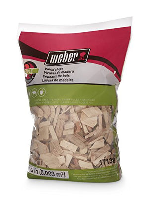 Weber Apple Wood Chips, for Grilling and Smoking, 2 lb. (Pack of 2)