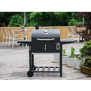 Royal Gourmet CD1824A Barbecue au charbon de bois, barbecue, pique-nique, camping, terrasse, cuisine dans le jardin, noir