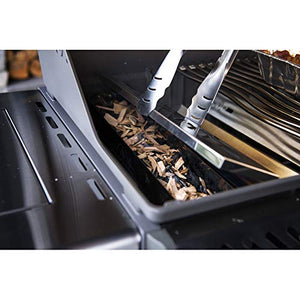 Napoleon Stainless Steel Smoker Box 67013 Add Smoky Flavor to BBQ, Easily Turn Gas Grill Into Smoker, Add Wood Chips or Chunks to Smoke Food on Barbecue 16.25 x 2.54 x 3.5