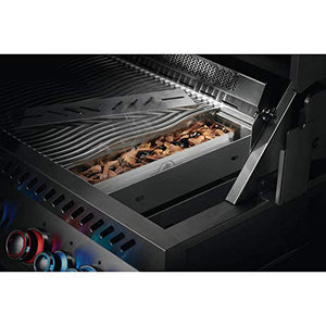 Napoleon Stainless Steel Smoker Box 67013 Add Smoky Flavor to BBQ, Easily Turn Gas Grill Into Smoker, Add Wood Chips or Chunks to Smoke Food on Barbecue 16.25 x 2.54 x 3.5