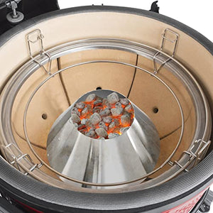 only fire Stainless Steel Charcoal Briquet Holder BBQ Whirlpool for Weber Kettle, WSM Smoker, Big Green Egg Grills