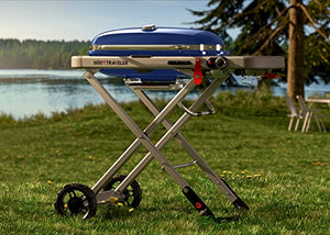 Weber Traveler Portable Gas Grill, Blue