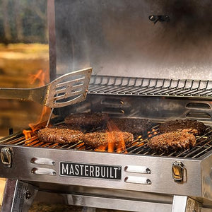 Masterbuilt MB20030819 Portable Propane Grill, Stainless Steel
