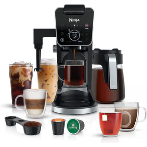 Ninja CFP301 DualBrew Pro 专业 12 杯滴滤式咖啡机（翻新）套装，含 3 年 CPS 增强保护包