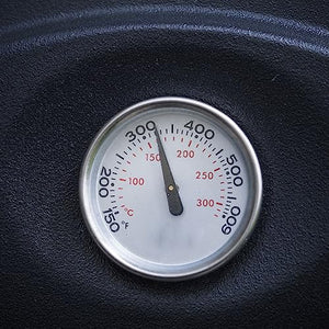 GLOWYE 60540/7581 Thermomètre de barbecue pour Weber Spirit 2, série Q et barbecues à charbon de bois, remplacement pour barbecues à gaz Weber Spirit E/S 210, 220, 310, jauge de température pour barbecue, 1-13/16" de diamètre