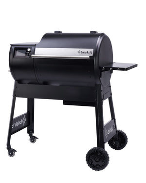 Brisk It Origin-580 Wood Pellet Grill Smoker Grill, WiFi Smart Grill with PID Controller, Pellet Smoker for 580 sq in Cooking Area Outdoor Cooking BBQ, Two Boxes