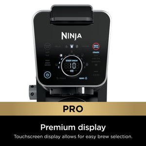 Ninja CFP307 DualBrew Pro اسپیشلٹی کافی سسٹم، سنگل سرو، K-Cups اور 12-Cup Drip Coffee Maker کے ساتھ مطابقت رکھتا ہے، مستقل فلٹر بلیک کے ساتھ